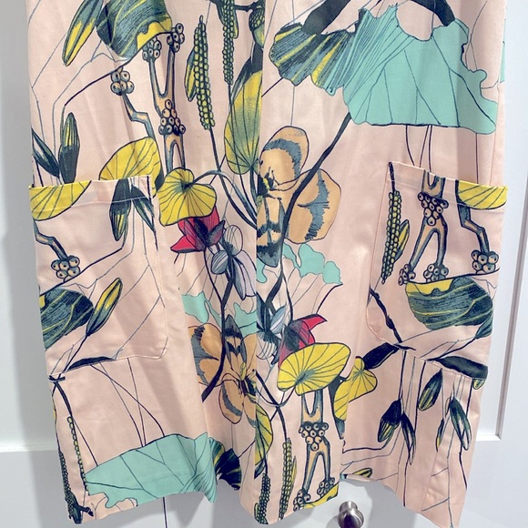 H&M Conscious Collection floral print shift dress with pockets - Picture 3 of 6